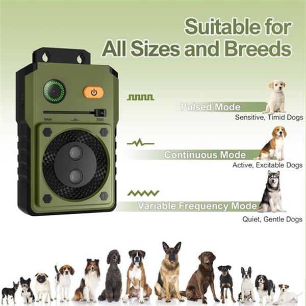 Anti Barking Devices, 50FT Ultrasonic Dog Barking Control Devices with 3 Modes, Bark Deterrent