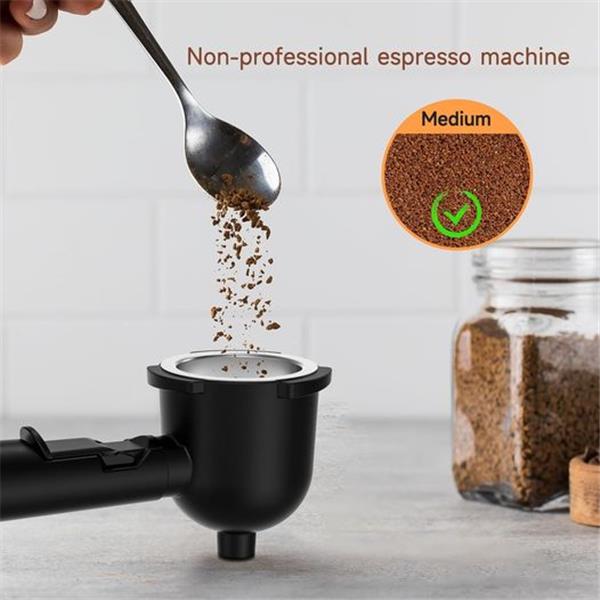 SOWTECH Espresso Coffee Machine Cappuccino Latte Maker 3.5 Bar 1-4 Cup with Steam Milk Frother