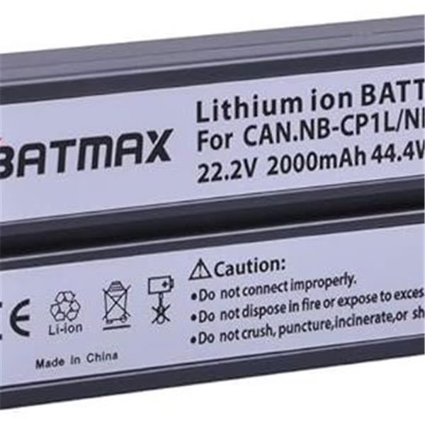 Batmax 1Pc 2000mAh NB-CP2L NB-CP1L Battery for Canon Photo Printers SELPHY CP1300 CP1200 CP100,