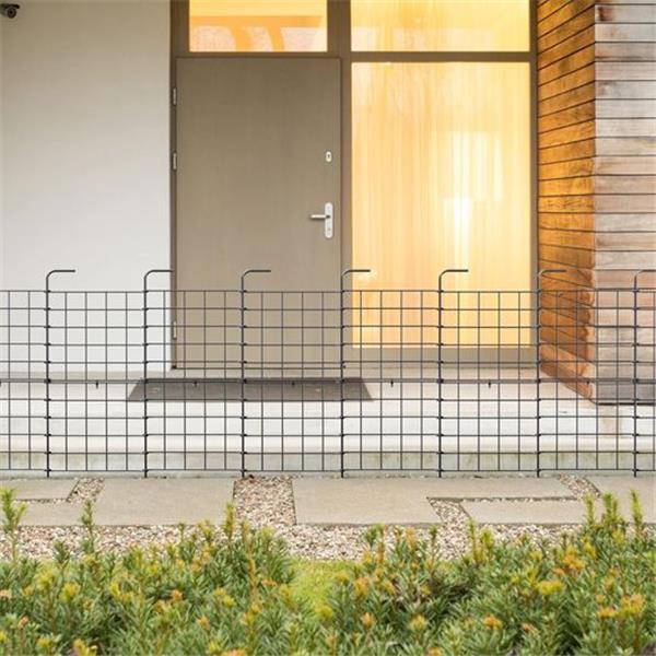 32 Pack Decorative Garden Fence Outdoor 24in x 22ft Coated Metal RustProof Landscape Wrought Ir