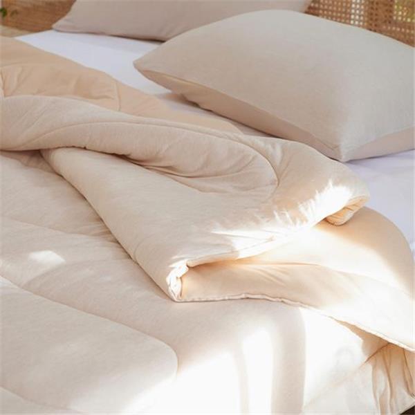 Bedsure Twin/Twin XL Comforter Set - Reversible Cooling and Warm Bed Set, Beige All-Season Cool