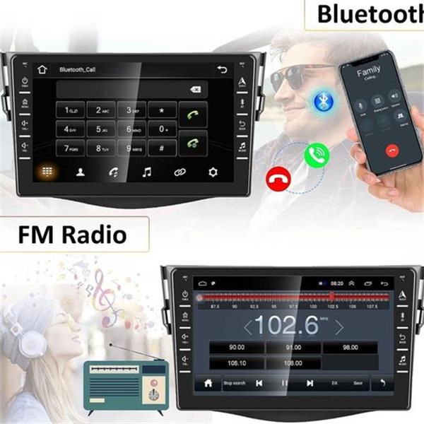 ROINVOU 9212B TOUCHSCREEN CAR MEDIA PLAYER - NAV - IOS/ANDROID MIRROR DOUBLE DIN