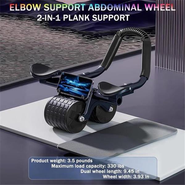 2024 New Upgrade Ab Roller Wheel, Maquina Para Hacer Abdominales, Ab Roller with Elbow Support,