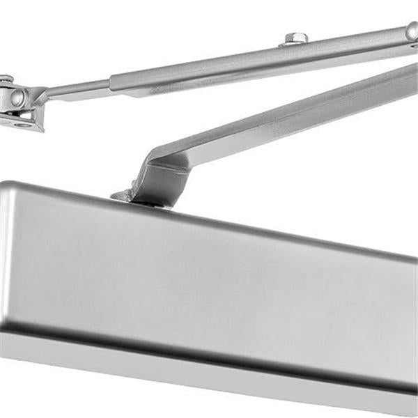 Dynasty Hardware DYN-8500-ALUM Surface Mount Door Closer, Sprayed Aluminum