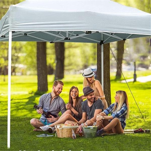 Canopy Replacement Top Cover for 9.5x9.5ft Pop Up Canopy, Tent Top Cloth with 4pcs 9.8 ft Fixed