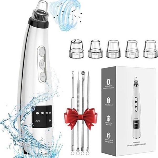 2024 Newest Blackhead Remover Pore Vacuum, Electric Facial Pore Cleaner with 5 Suction Levels,