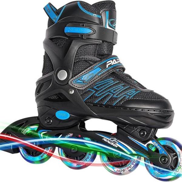 ITurnGlow Adjustable Inline Skates for Kids and Adults, Roller Skates with Featuring All Illumi