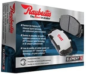 Premium Raybestos Element3 EHT™ Replacement Rear Disc Brake Pad Set for Select Mitsubishi Eclipse Cross/Outlander Model Years (EHT2135H)