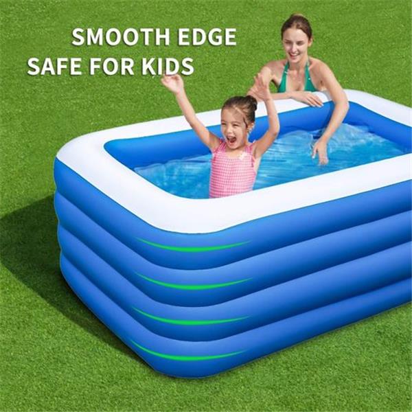 Inflatable Swimming Pool,70x55x29 inch Inflatable Family Swimming Pool, Summer Water Party, Tod