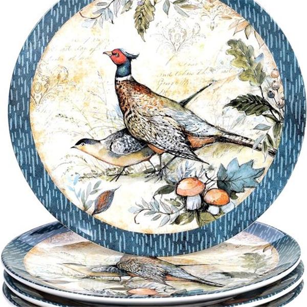 Harvest Gatherings 11" Dinner Plates, Set of 4