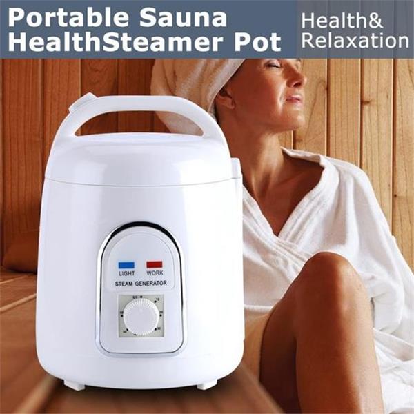 Portable Sauna Steamer, 1.5‑1.8L Home Steam Generator Saunas Steamer Pot, Home SPA Machine for