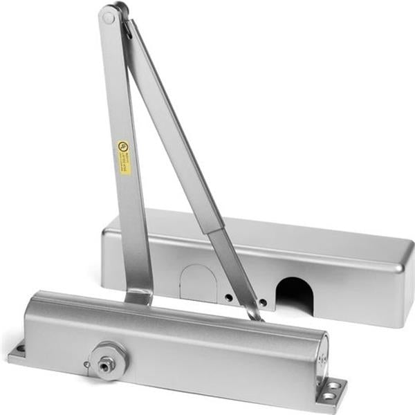 Dynasty Hardware DYN-8500-ALUM Surface Mount Door Closer, Sprayed Aluminum