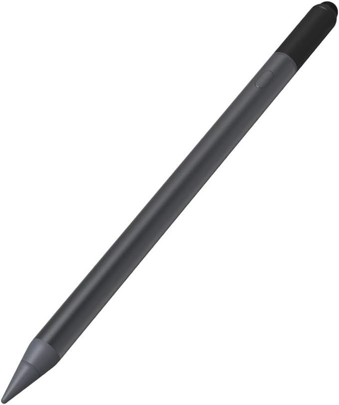 ZAGG - Pro Stylus - Active stylus with universal capacitive back end tip - Compatible with iPad Mini 5, iPad 9.7 (6th gen), iPad 10.2 (7th gen), iPad Pro 11 & 12.9 (2018 & 2020), and iPad Air 4 -Black