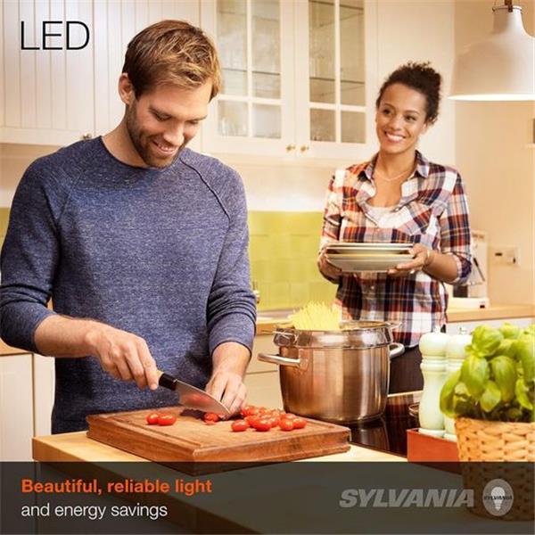 Sylvania ECO LED Light Bulb, A19 60W Equivalent, Efficient 9W, 7 Year, 750 Lumens, 2700K, Non-D