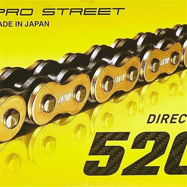 DID (520DZ- 103) Gold 108 Link HighPerformance DZ2 Series Non-0 -Ring Chain with Connecting Link