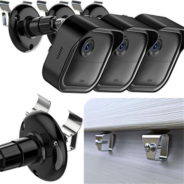 Blink Outdoor Vinyl Siding Mount with Waterproof Case, No-Hole Needed Mounting Bracket and Full