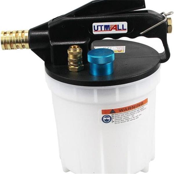 UTMALL 2L Vacuum Brake Bleeder Air Brake Bleeding Kit with 2L Brake Fluid Extractor and 1L Refi