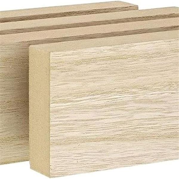 Bright Creations Unfinished Wood Block for DIY Crafts, Sign Block, Kids Games (5x9 in, 4-Pack)