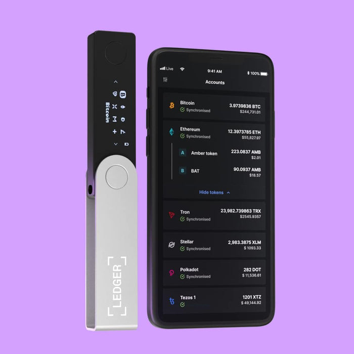 Ledger Nano X (OPEN BOX AS IS) Crypto Hardware Wallet (Onyx Black) - Bluetooth - The Best Way to securely Buy, Manage and Grow All Your Digital Assets