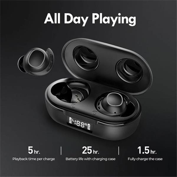 Mpow Bluetooth Earbuds, True Wireless, Black, BH437