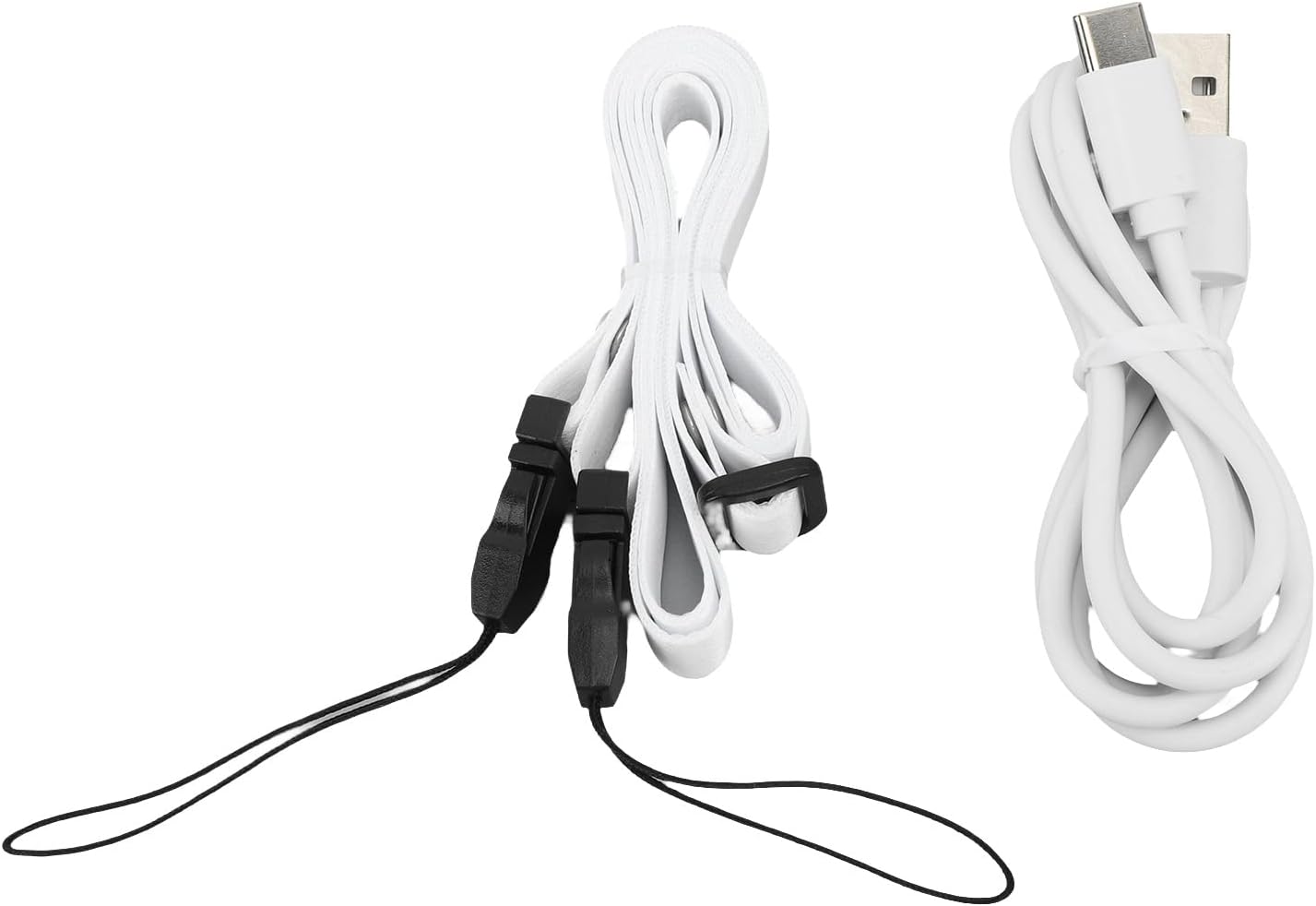 Mini Hanging Neck Fan, Portable Bladeless Neck Fan with Cord for Travel (White)