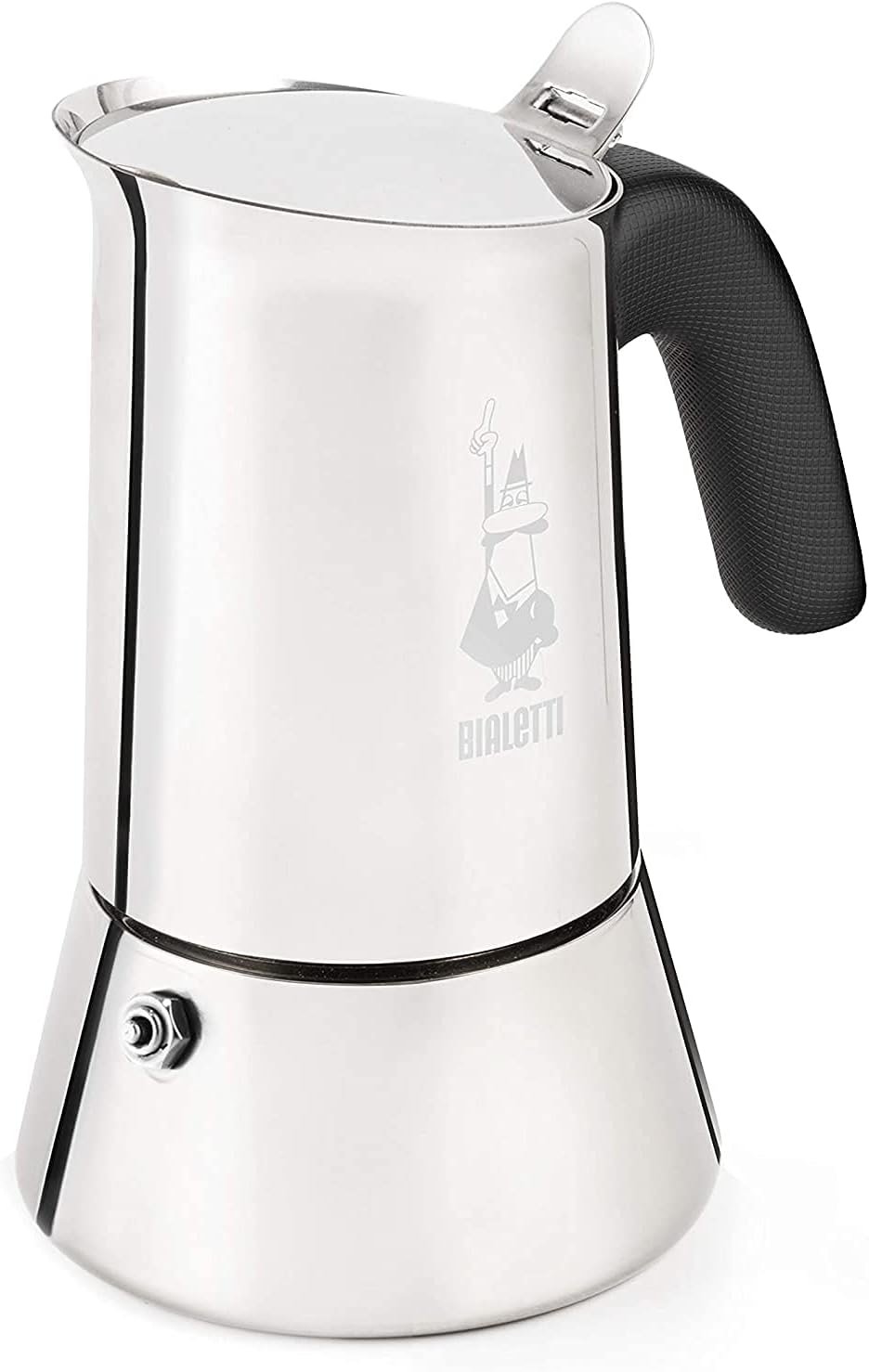 Bialetti 8006363016834 Bialetti Venus Induction Espresso Maker 6 Cup, Metallic