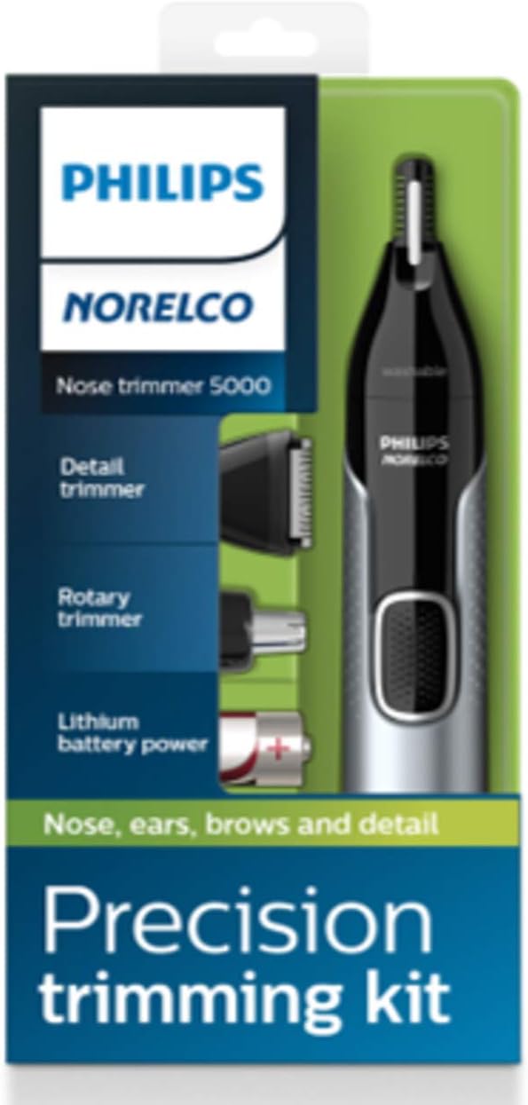 Philips Norelco Nose Trimmer 5000 For Nose, Ears and Eyebrows NT5600/42