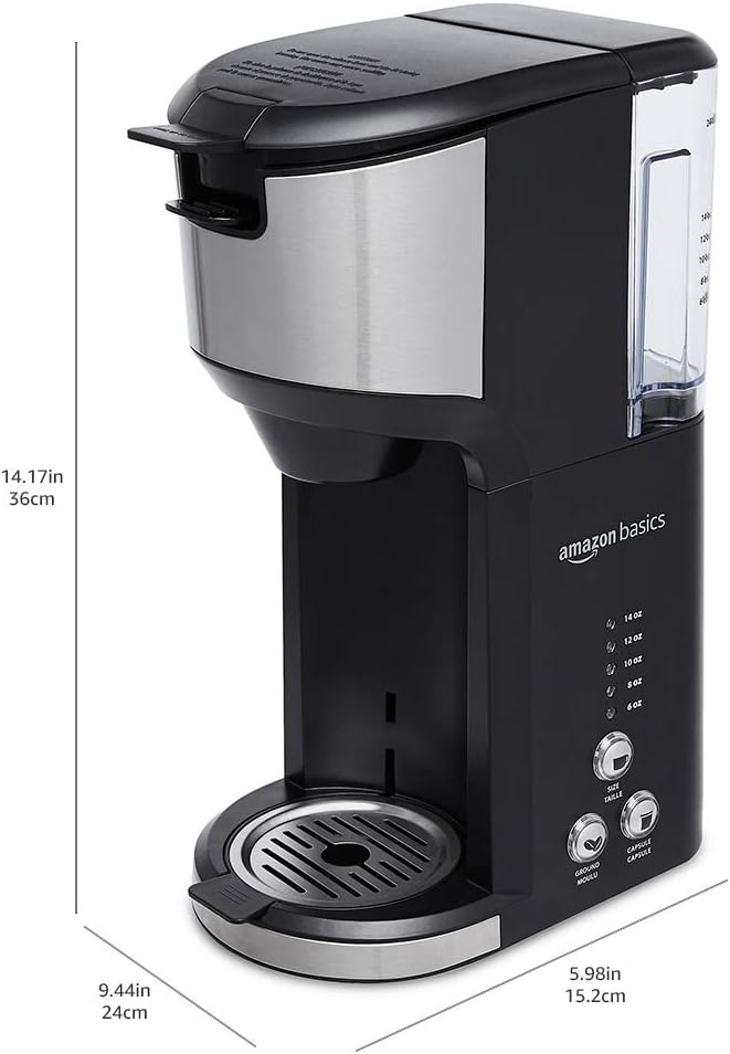 AmazonBasics Dual Brew Single Serve Capsule Coffee Maker