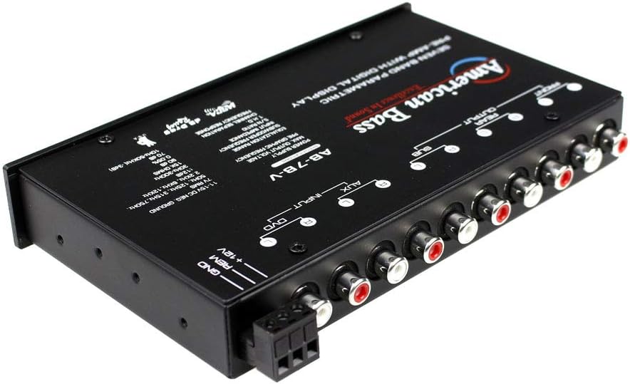 American Bass AB7BV American Bass High End 7 Band Equalizer Voltage Display