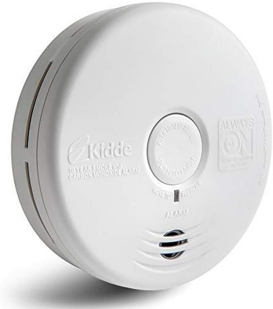 Kidde P3010k-CO 10 Year Smoke Alarm and Carbon Monoxide Detector Photoelectric Kitchen