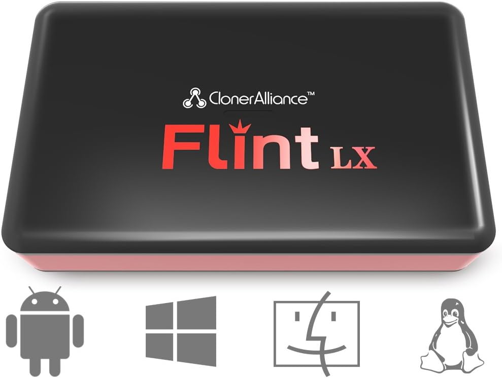 ClonerAlliance Flint LX, 1080p 60fps USB 3.0 HDMI Video Capture Device with HDMI Out Port. Record Any HDMI Video and Game. Ultra Low Latency. Support Android, Windows, Mac and Linux.