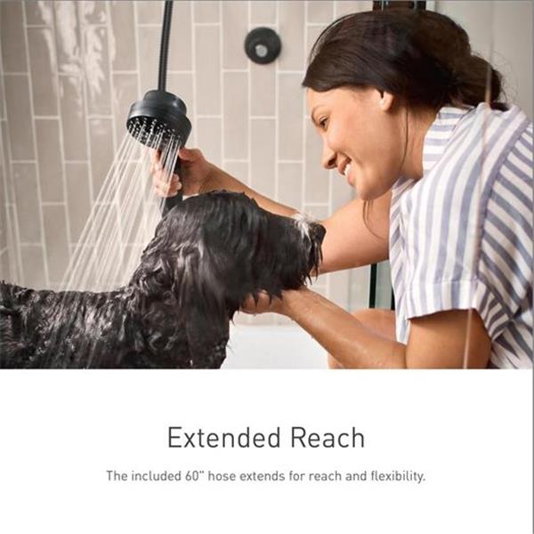 Moen 26009 Engage Magnetix 2.5 GPM Handheld/Rain Shower Head 2-in-1 Combo Featuring Magnetic Do