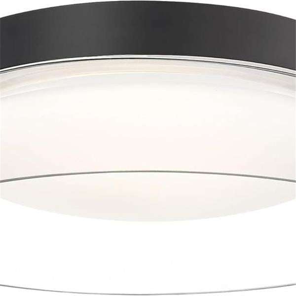 kudos Modern LED Ceiling Light, Black Flush Mount Ceiling Light Fixtures, 12 Inch Light Fixture