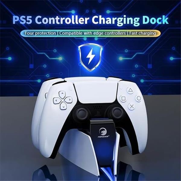 Ps5 Controller Charging Station,Ps5 Charging Station with Fast Switch Dock AC Adapter,DualSense