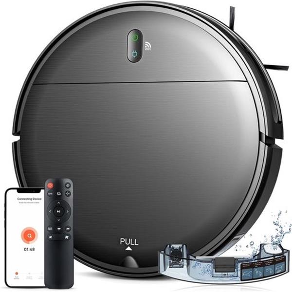 Robot Vacuum and Mop Combo, WiFi/App, Robotic Vacuum Cleaner with Schedule, 2 in 1 Mopping Robo