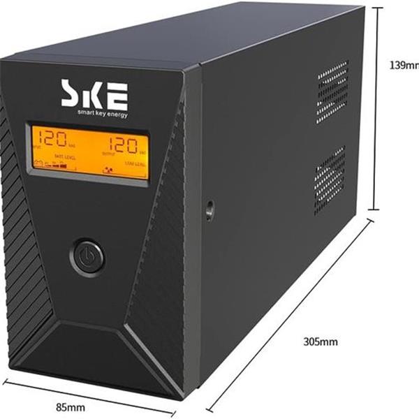 600VA/360W Ups Battery Backup and Surge Protector,Computer Uninterruptible Power Supply Units,S