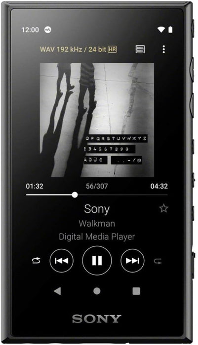 Sony Walkman NW-A105 Hi-Res 16GB MP3 Player, Black