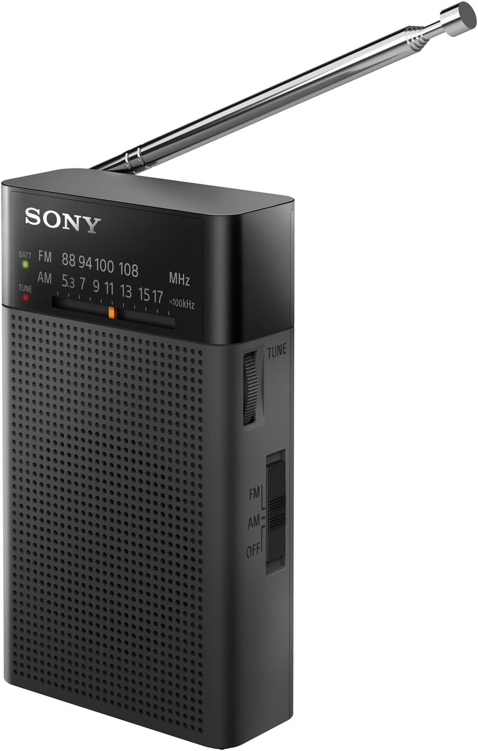 Sony ICF-P27 Portable Radio with Speaker and AM/FM Tuner