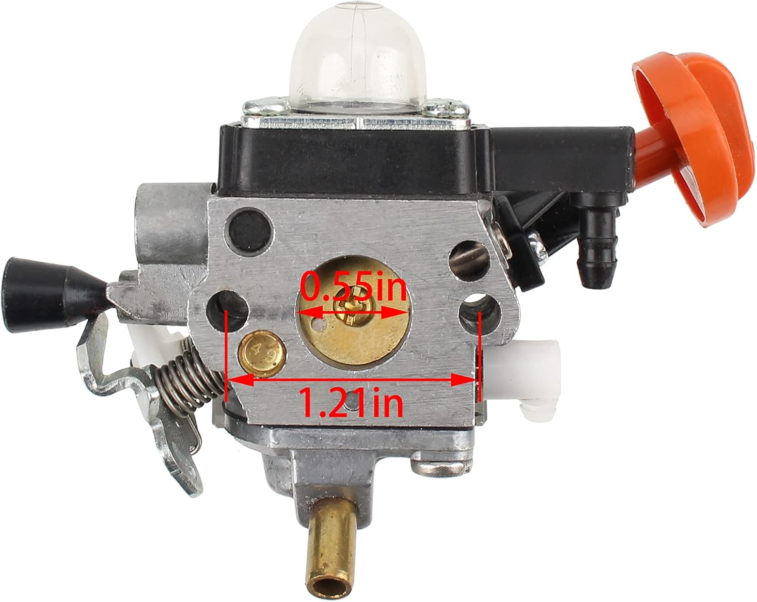 Carbhub Carburetor Compatible with STIHL FS91 FS111 4180 120 0615 FS91 FS111 HT103 Metal Assy with Hexagon Screwdriver Spark Plug