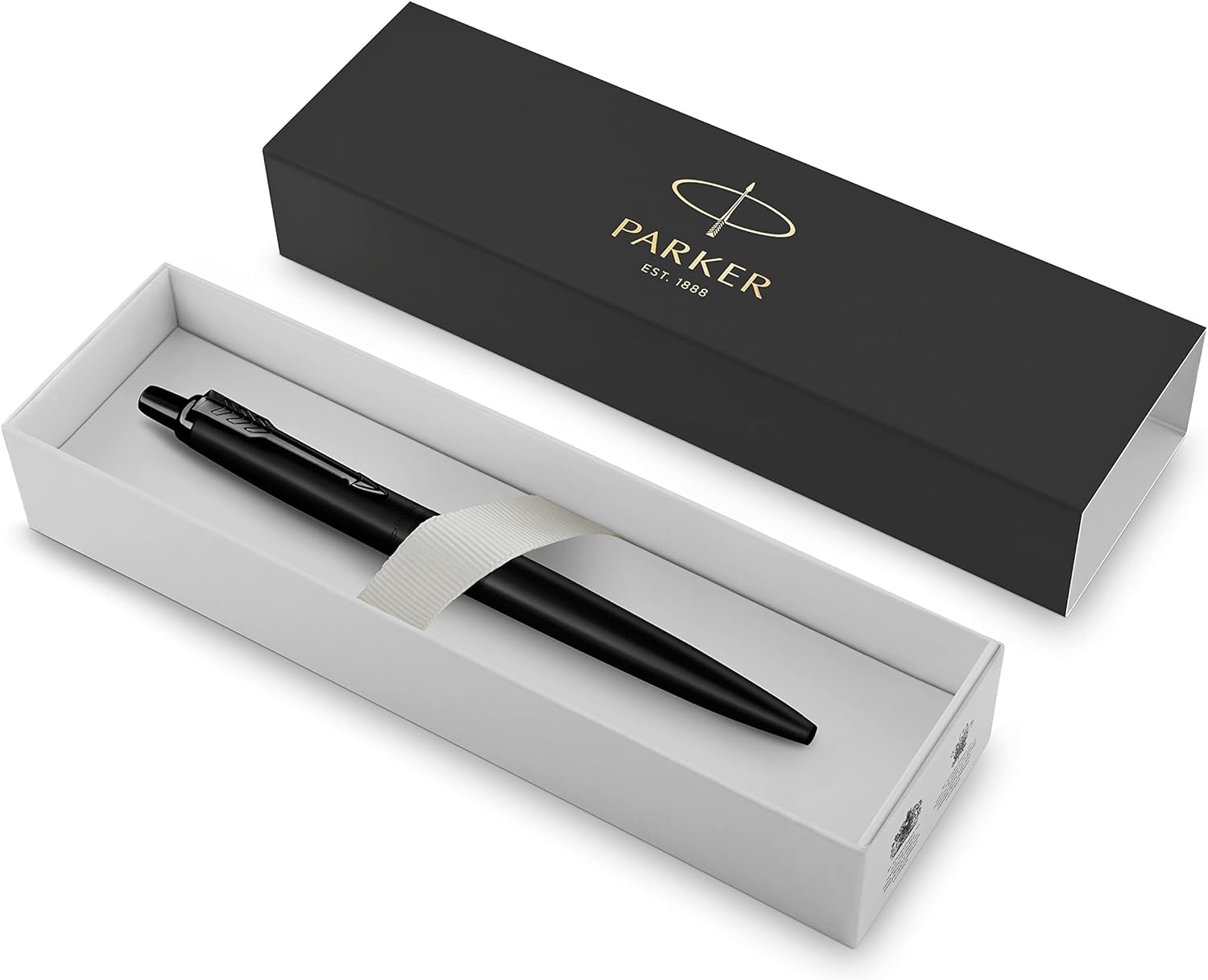 Parker Jotter XL Ballpoint Pen | Monochrome Matte Black | Medium Point | Blue Ink |