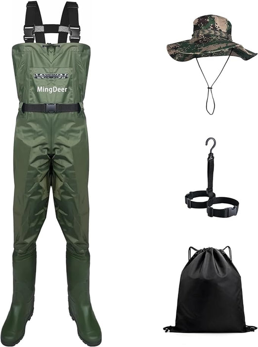 Waders with boot frame 70D Nylon Fishing Chest Waders for waders fishing boots for men and women hunting fishing waders.