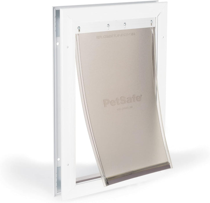 PetSafe Medium Freedom Aluminum Pet Door, Premium White