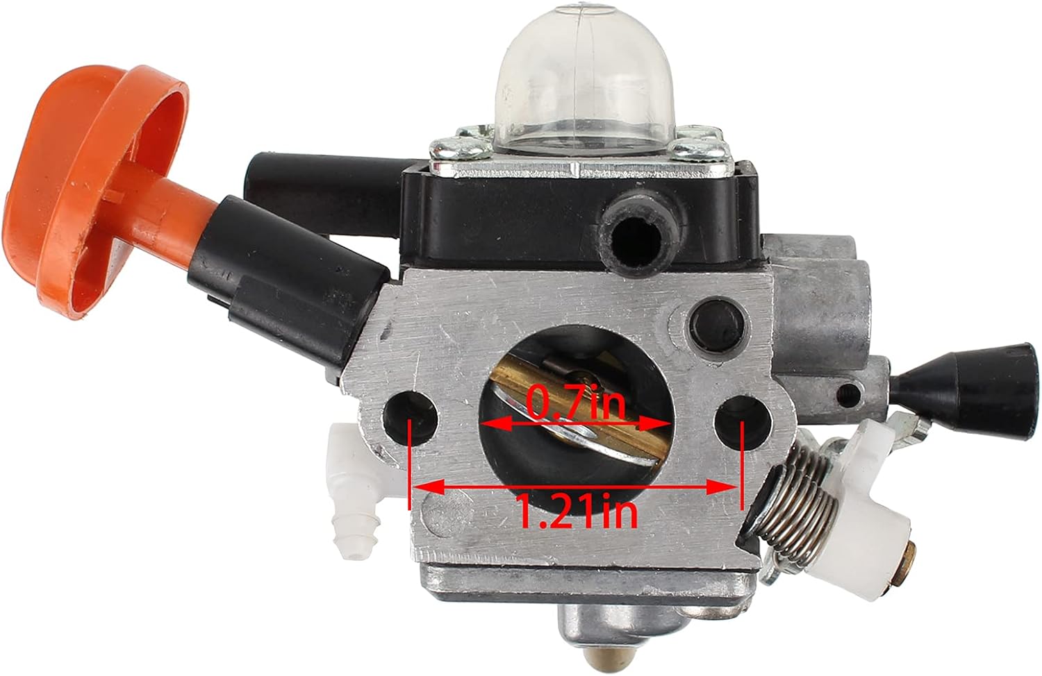 Carbhub Carburetor Compatible with STIHL FS91 FS111 4180 120 0615 FS91 FS111 HT103 Metal Assy with Hexagon Screwdriver Spark Plug