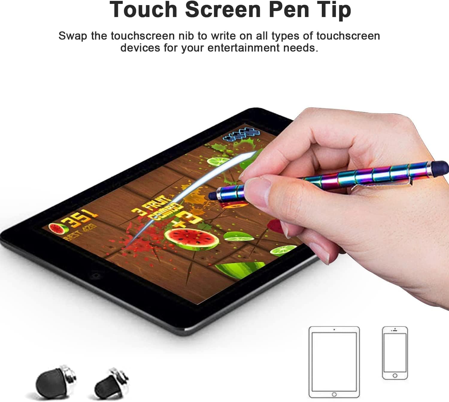 Upgrade Cool Multifunctional Creative Writing 0.5mm Ballpoint Pens, Gift for adult or Friends