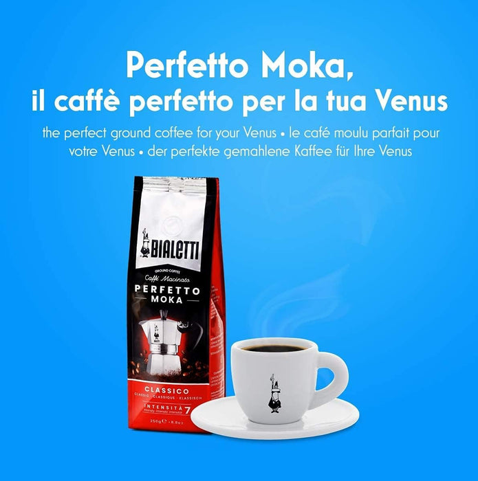 Bialetti 8006363016834 Bialetti Venus Induction Espresso Maker 6 Cup, Metallic