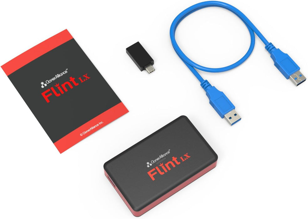 ClonerAlliance Flint LX, 1080p 60fps USB 3.0 HDMI Video Capture Device with HDMI Out Port. Record Any HDMI Video and Game. Ultra Low Latency. Support Android, Windows, Mac and Linux.