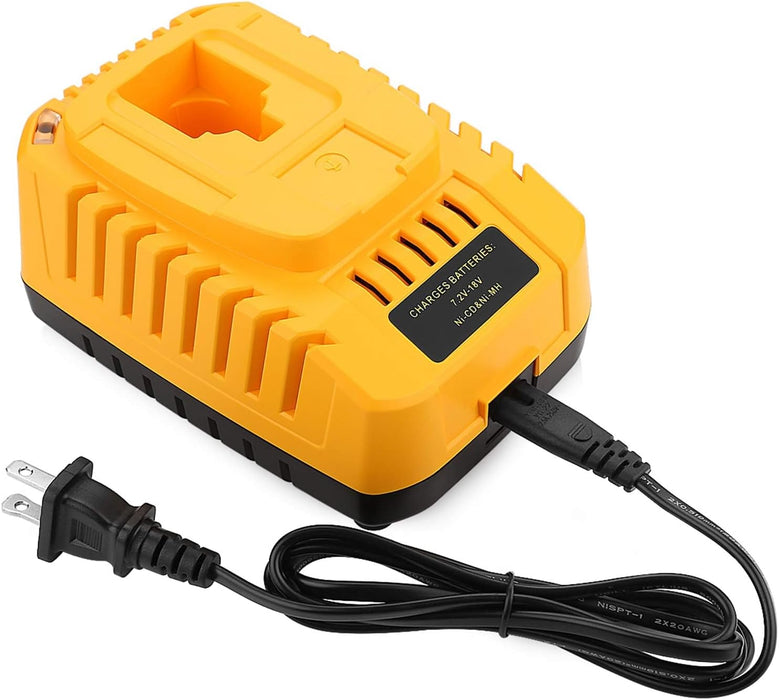 Powilling DC9310 Fast Charger Replacement for Dewalt 18V Battery Charger DC9096 DC9098 DC9099 DC9091 DC9071 DE9057 DW9096 DW9094 DW9072 Compatible with Dewalt 7.2V-18V XRP NI-CD NI-MH Battery