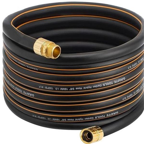 Giraffe Hybrid Garden Hose 5/8" x 50ft, Custom Length, NO Kink, Flexible, Leakproof Hose