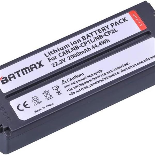 Batmax 1Pc 2000mAh NB-CP2L NB-CP1L Battery for Canon Photo Printers SELPHY CP1300 CP1200 CP100,