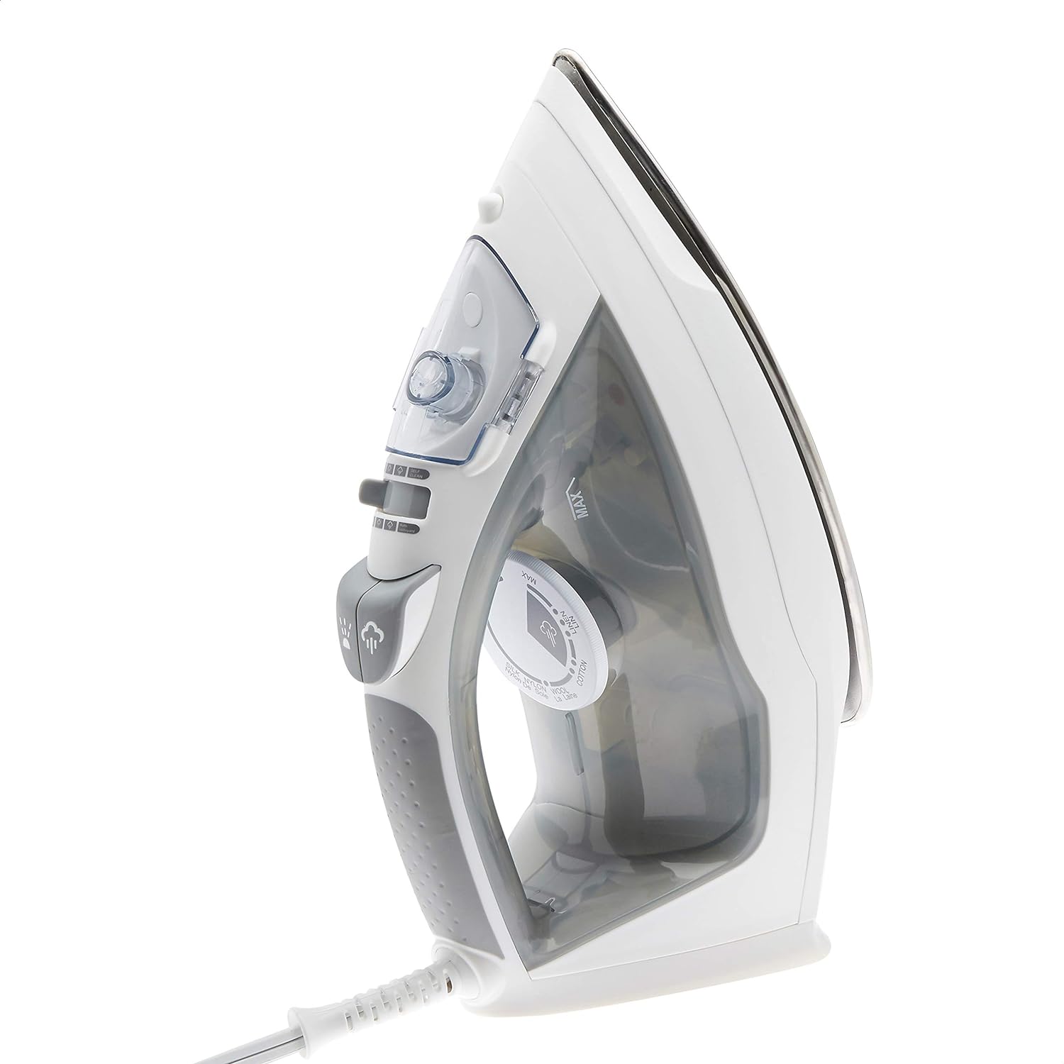 Amazon Basics Stainless Steel Soleplate Steam Iron, 1700-Watt